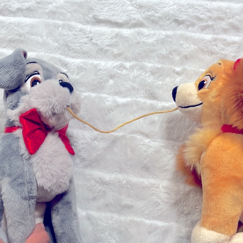 Disney’s Lady & The Tramp set of plushies - Picture 10 of 12